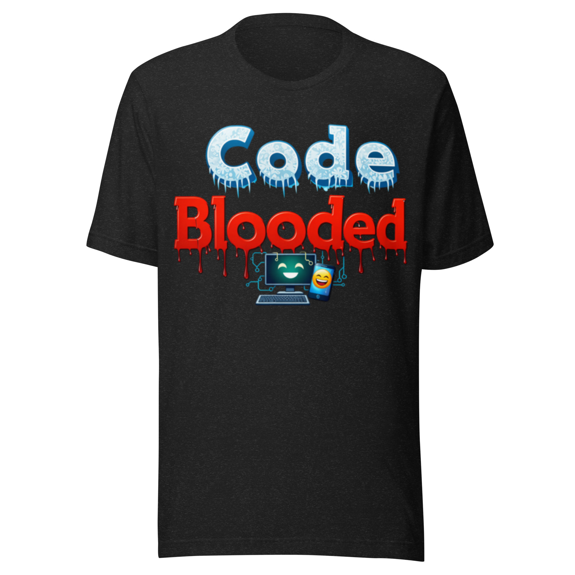 Code Blooded – Funny Programmer T-Shirt - Image 2