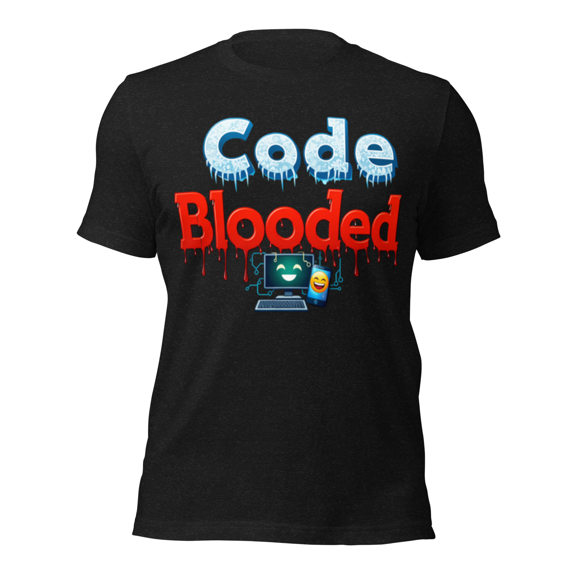 Code Blooded – Funny Programmer T-Shirt - Image 3