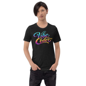 Vibe Coder – Stylish Developer T-Shirt (Programmer Lifestyle Tee)