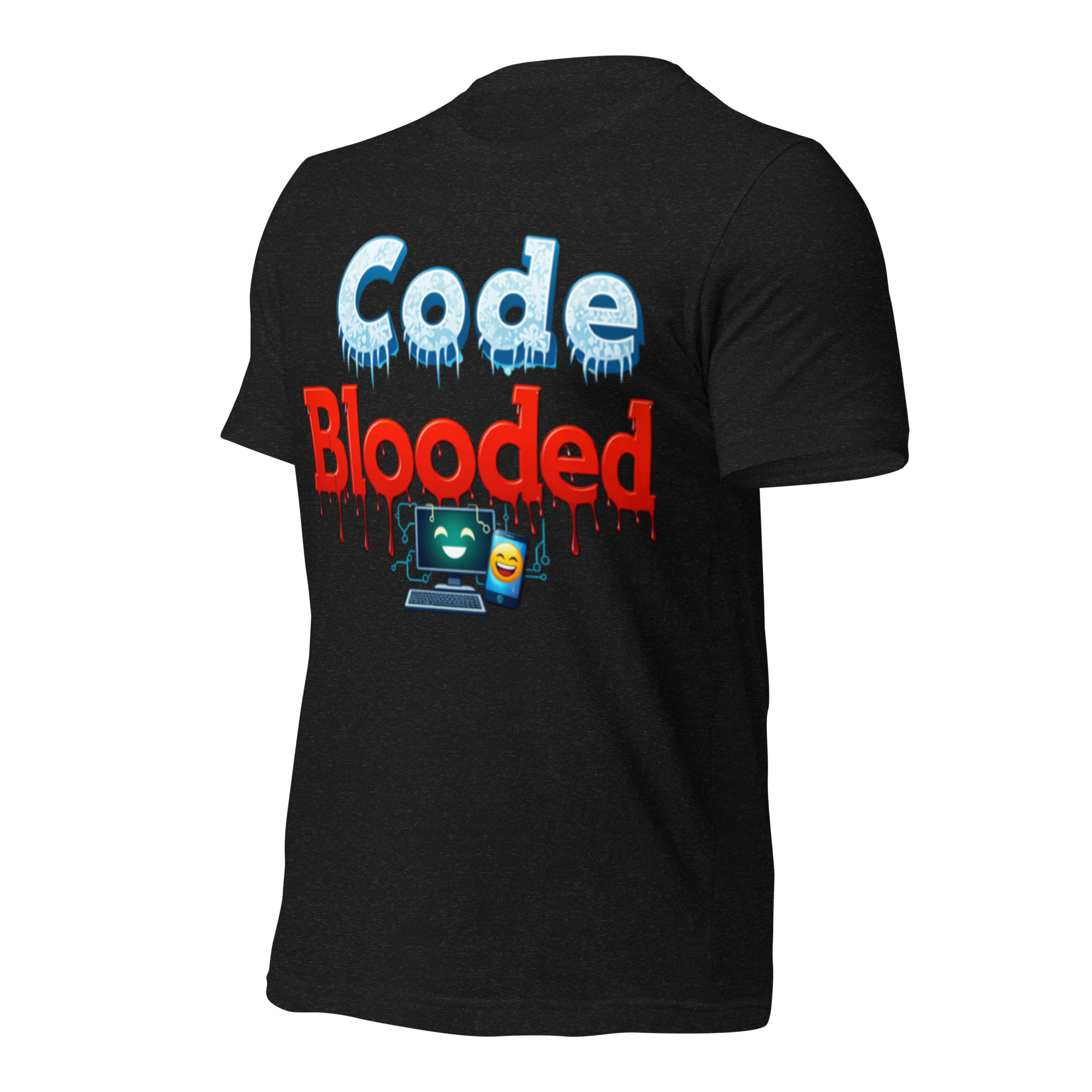 Code Blooded – Funny Programmer T-Shirt - Image 4