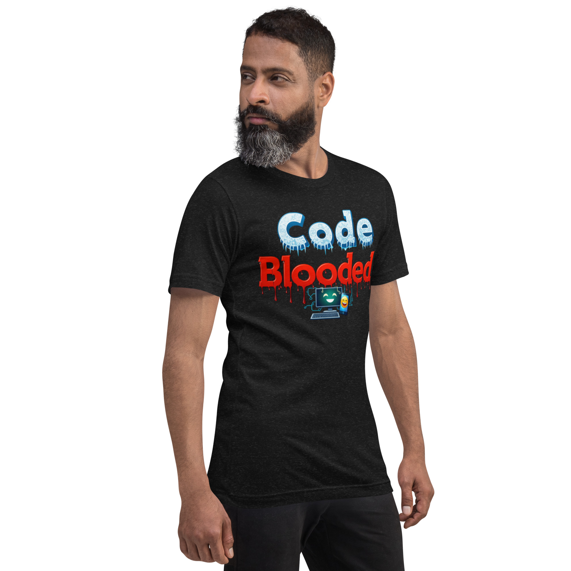 Code Blooded – Funny Programmer T-Shirt