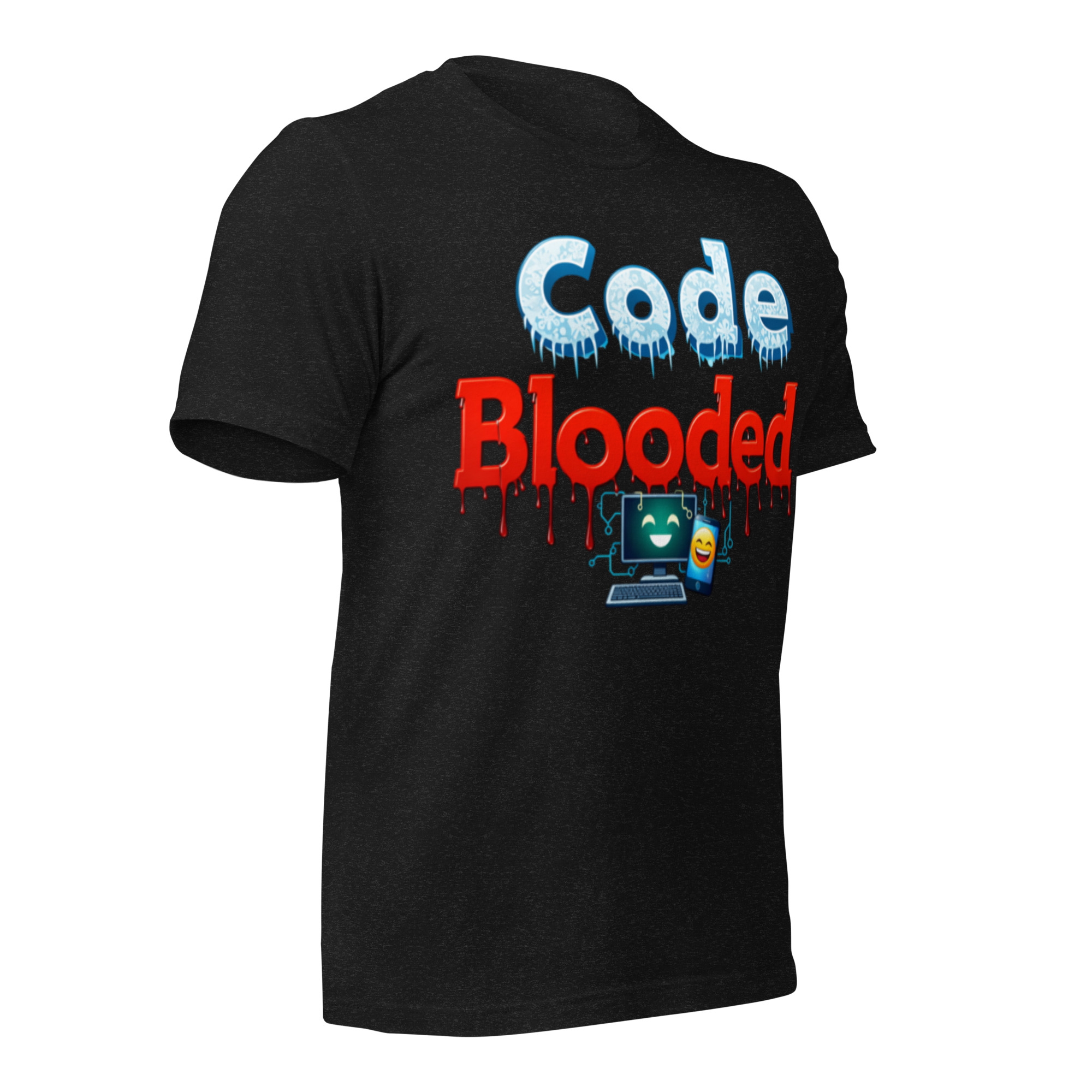 Code Blooded – Funny Programmer T-Shirt - Image 5