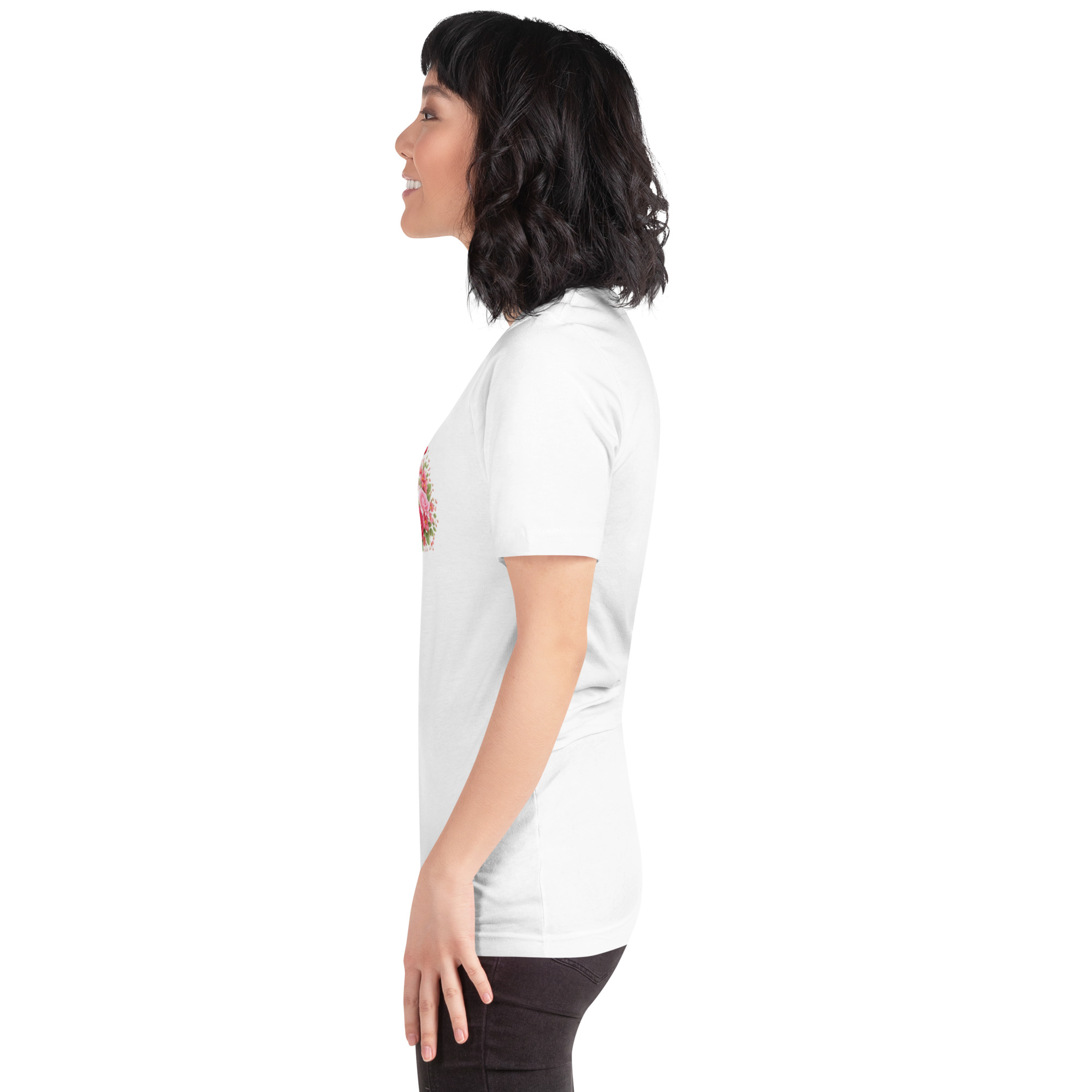 World's Best Mom Red Flowery T-Shirt - Image 8