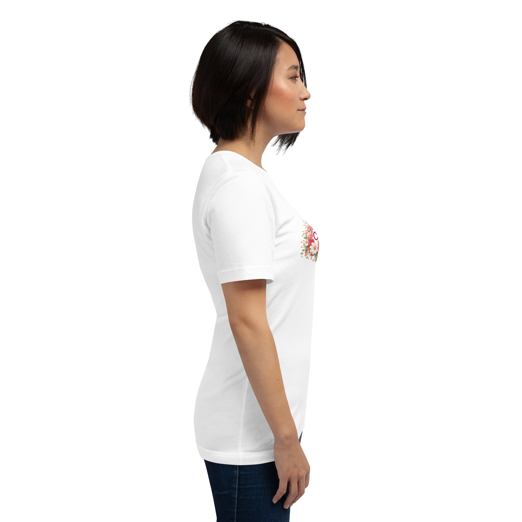 World's Best Mom Red Flowery T-Shirt - Image 16