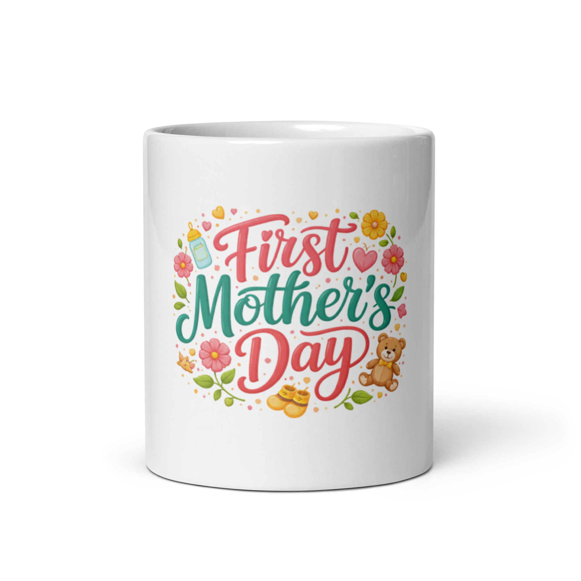 White glossy First Mother's Day mug - Image 5