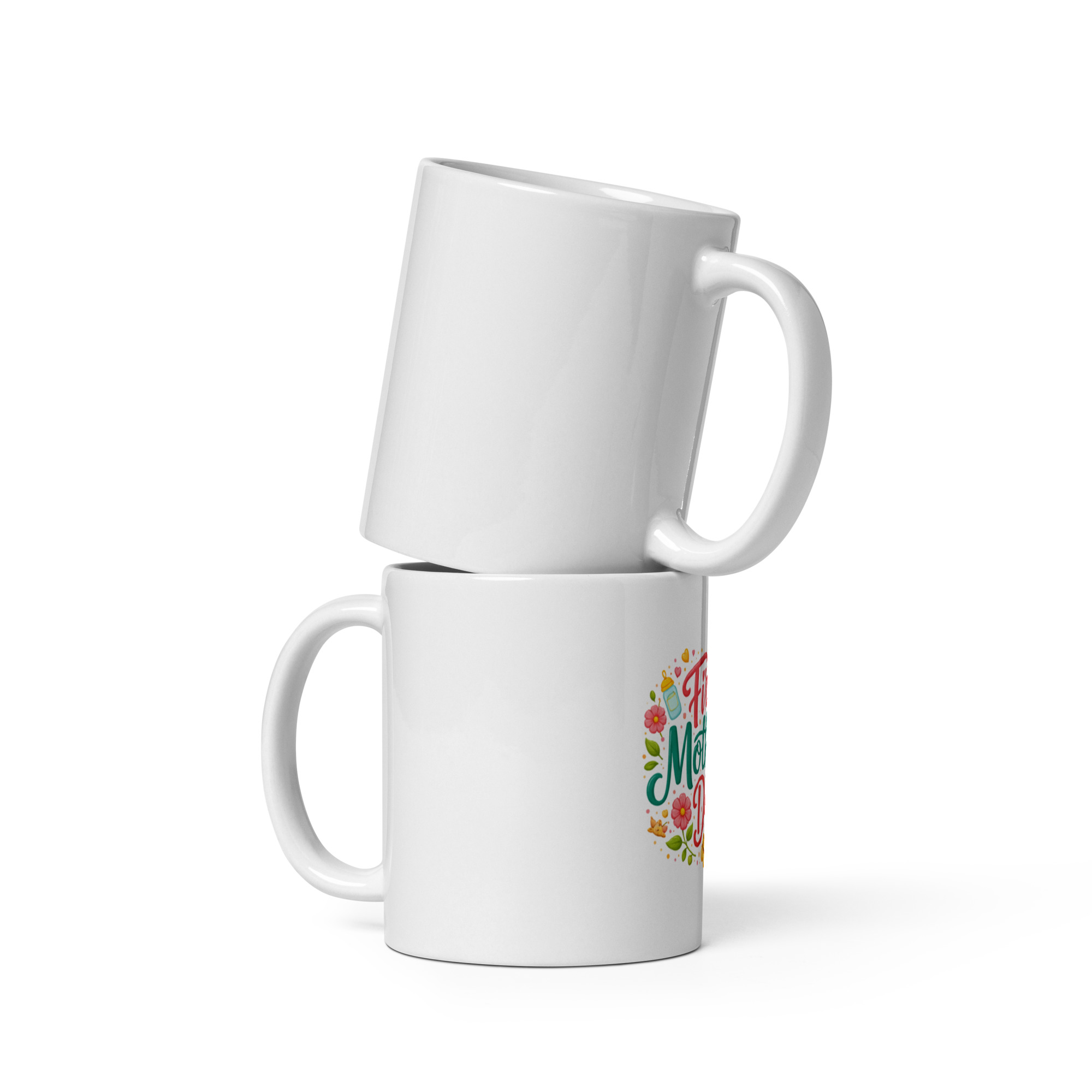 White glossy First Mother's Day mug - Image 2