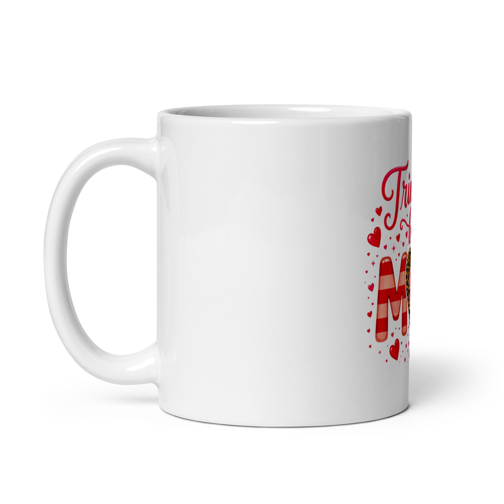 White glossy T&T mug - Image 4
