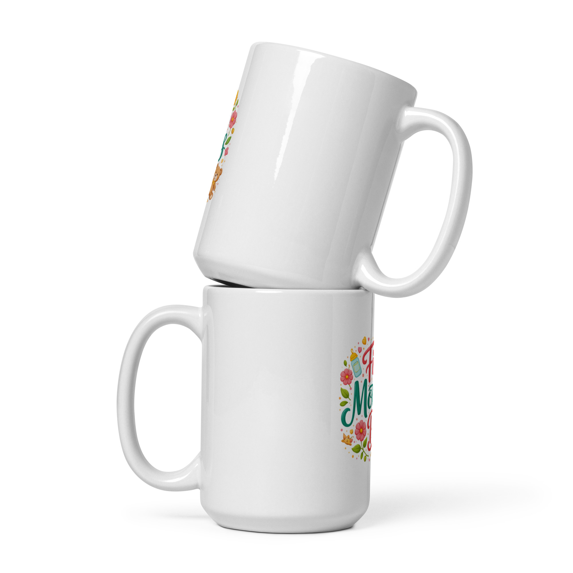 White glossy First Mother's Day mug - Image 3