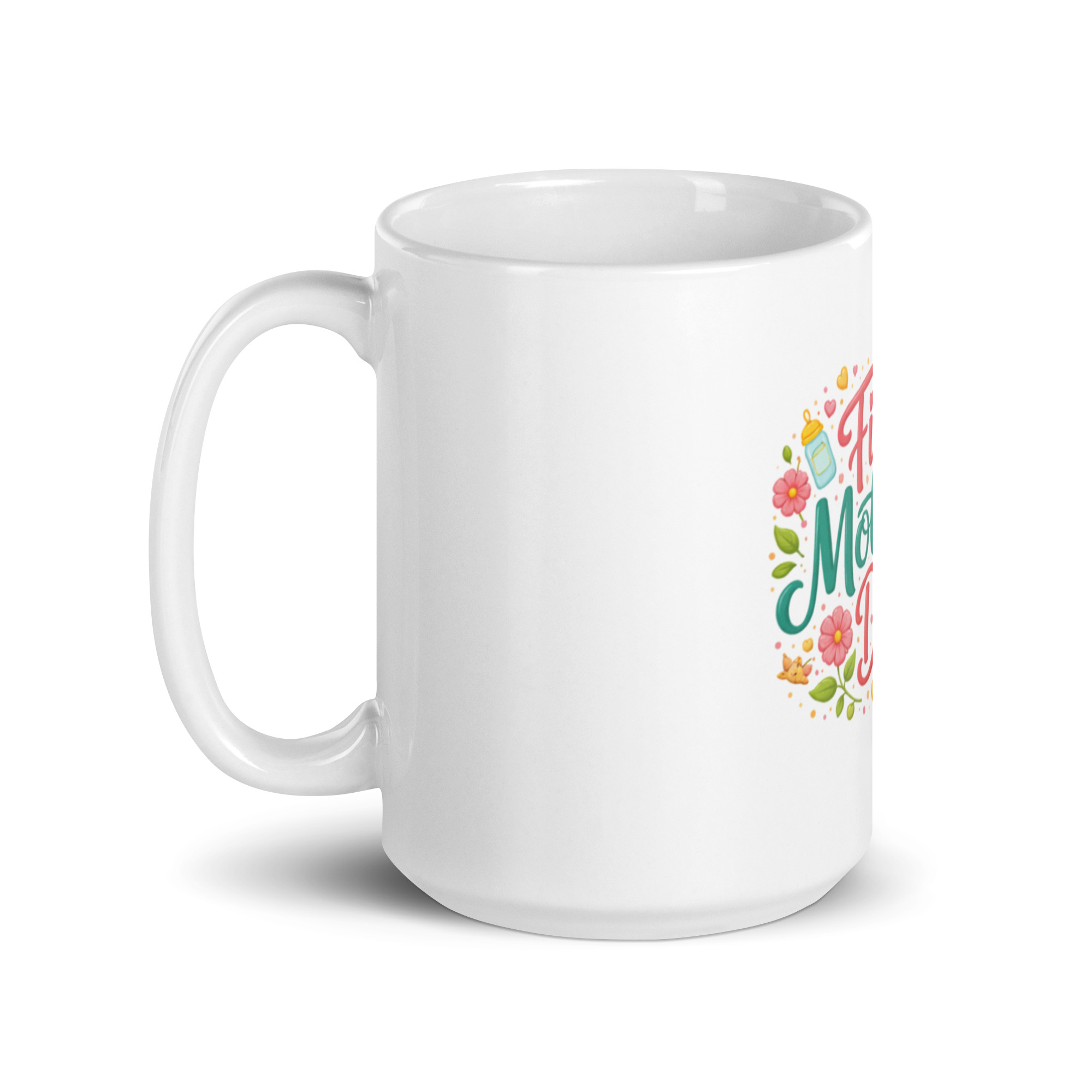 White glossy First Mother's Day mug - Image 7