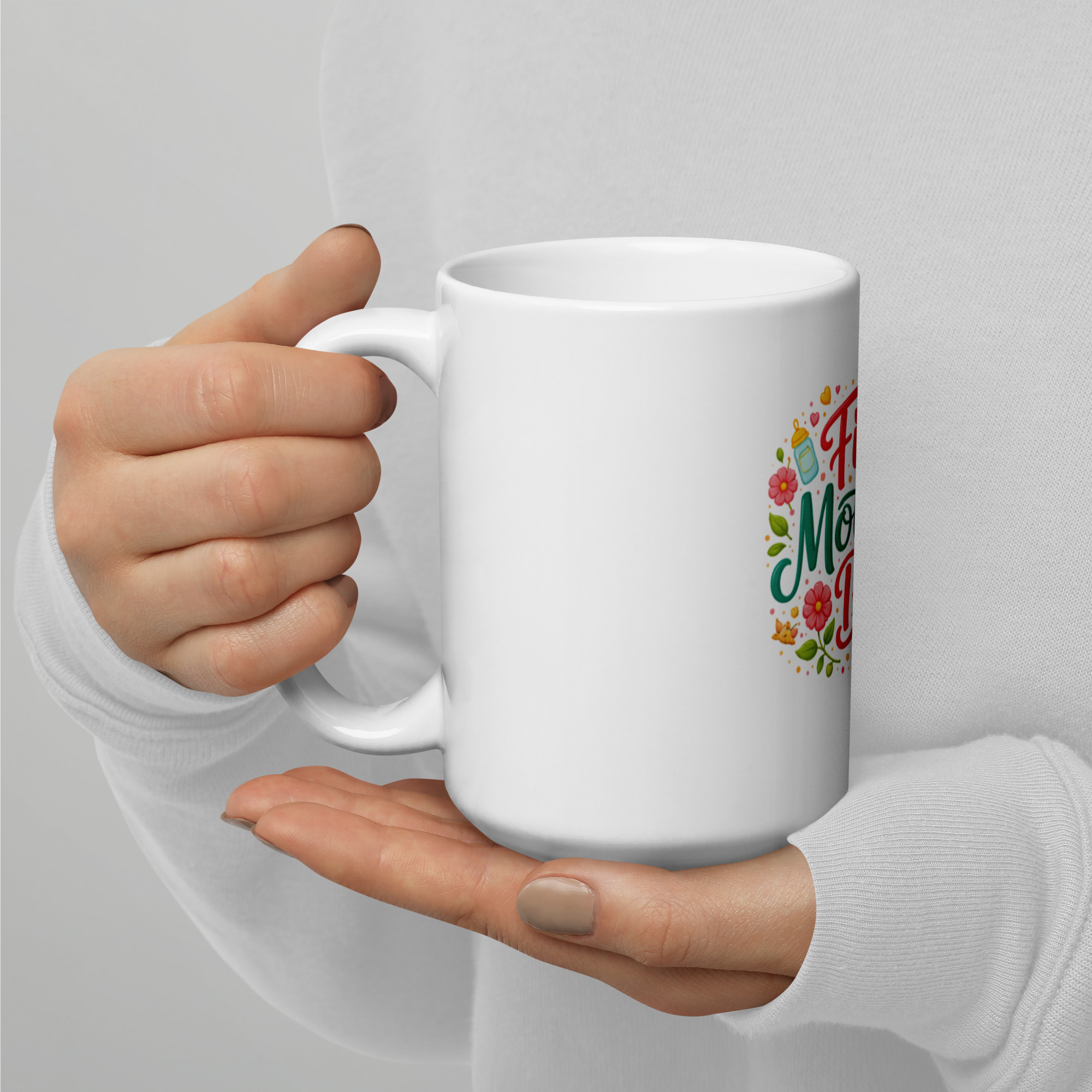 White glossy First Mother's Day mug - Image 8