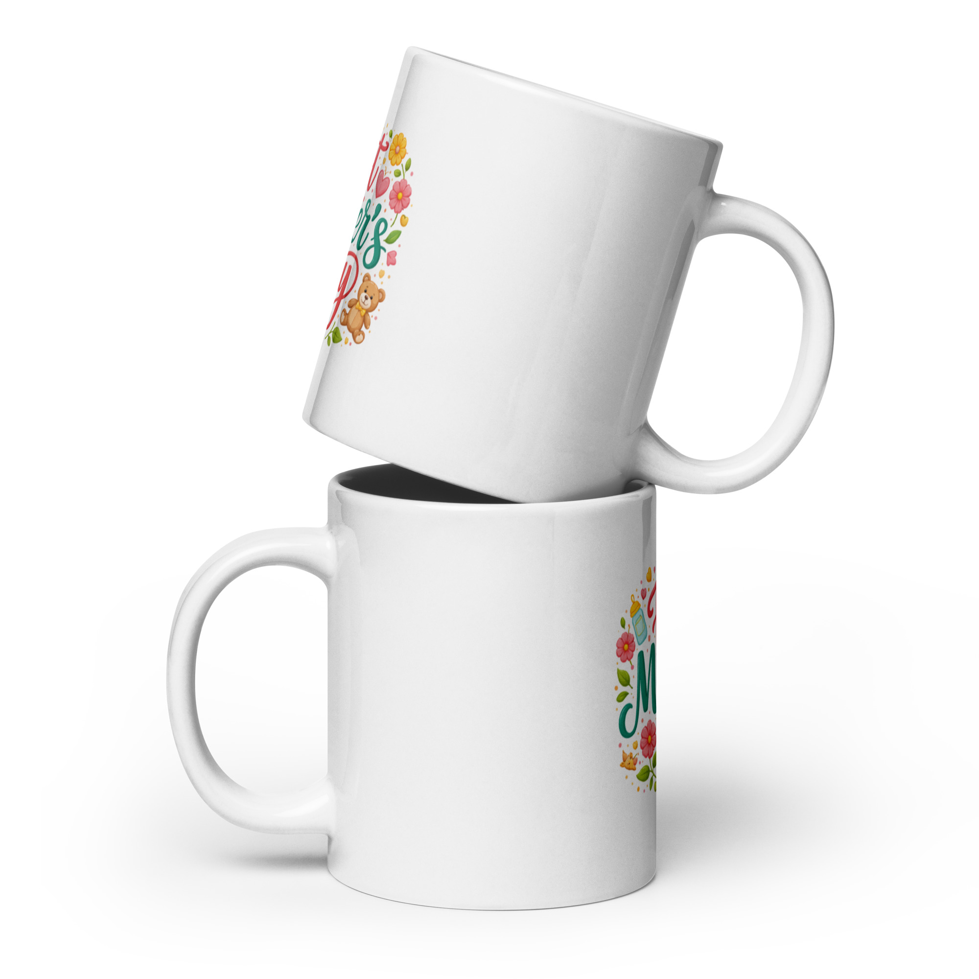 White glossy First Mother's Day mug - Image 4