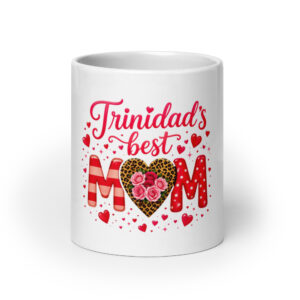White glossy T&T mug