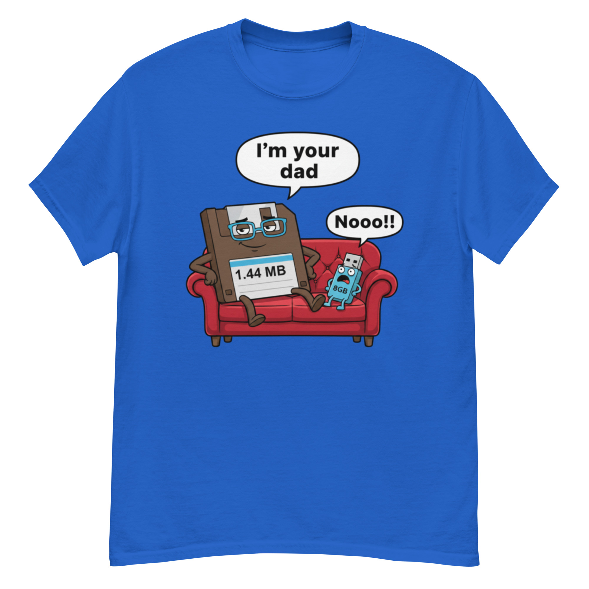 I'm Your Dad 1.44 MB vs 8 GB T-Shirt - Image 4