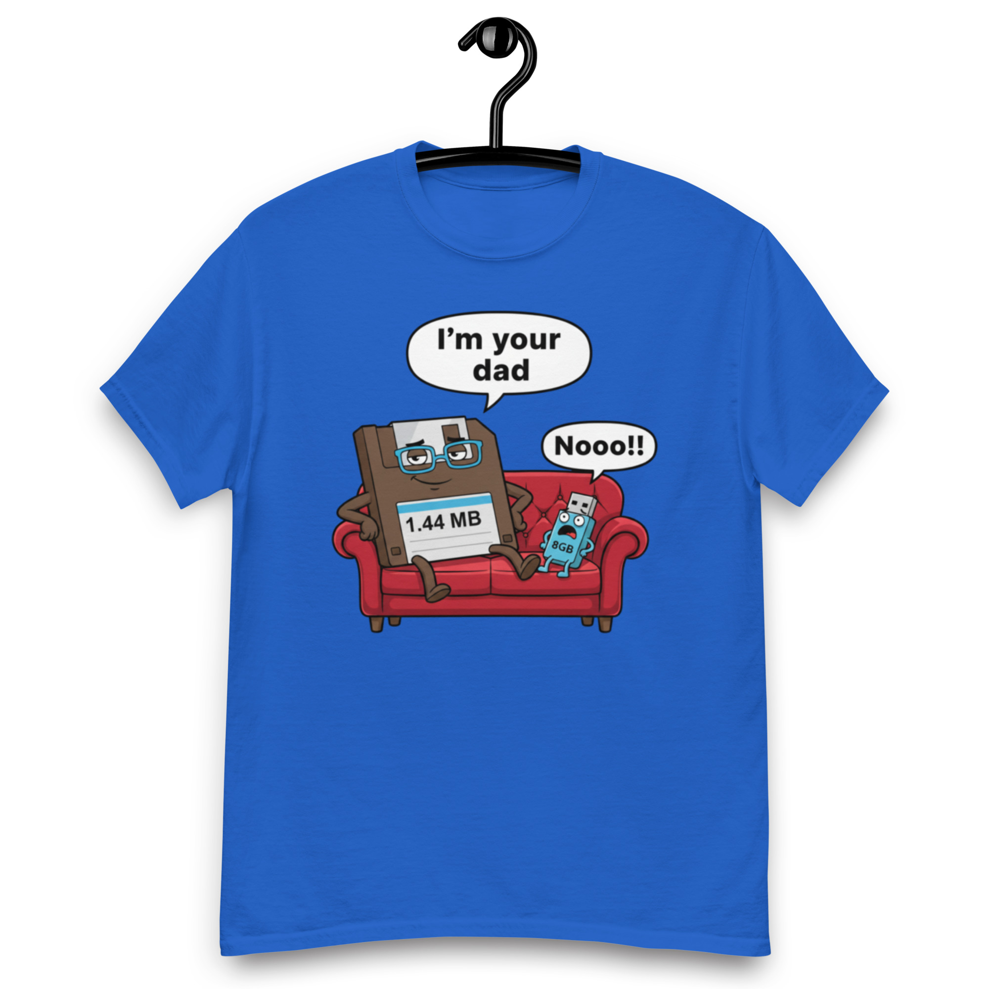 I'm Your Dad 1.44 MB vs 8 GB T-Shirt - Image 7