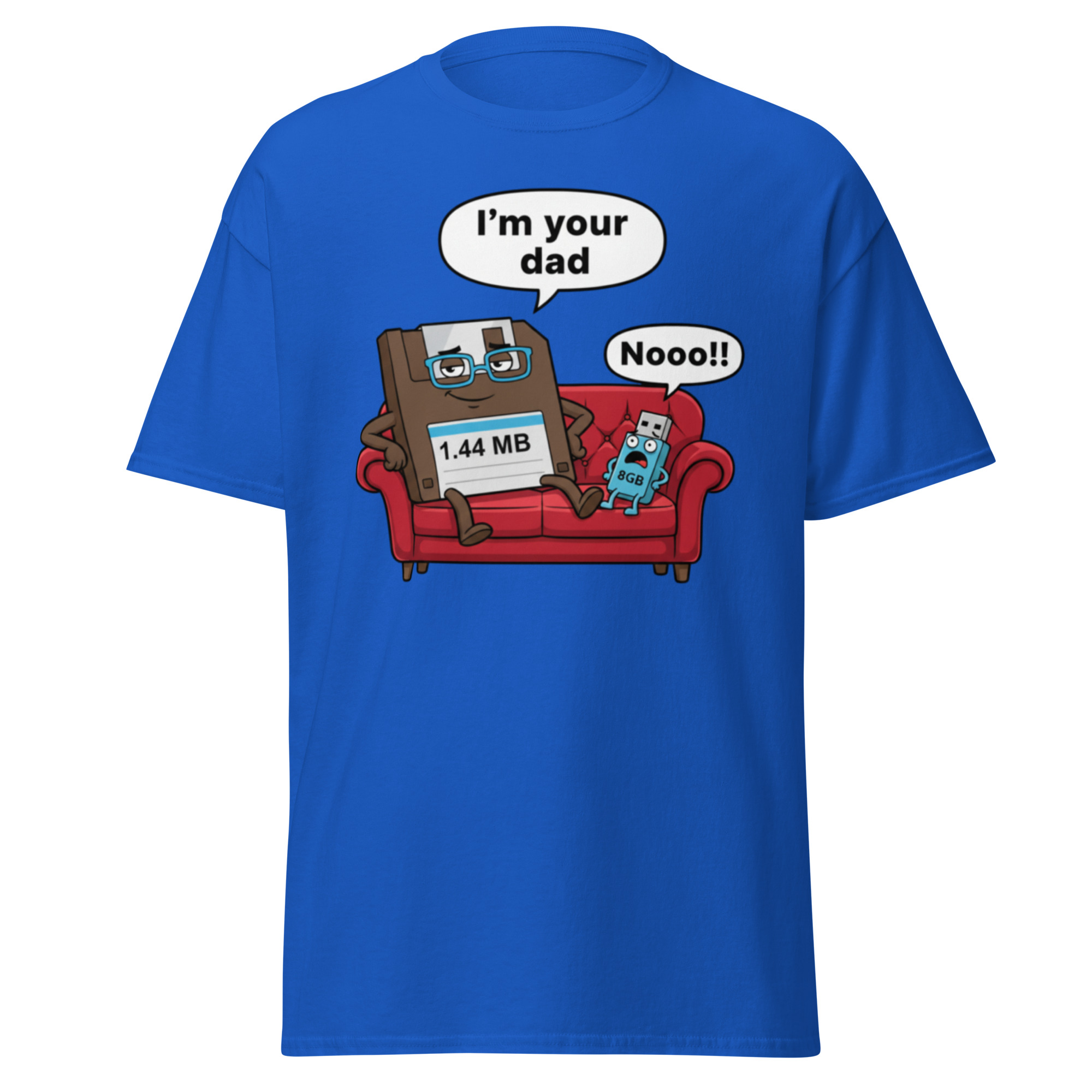 I'm Your Dad 1.44 MB vs 8 GB T-Shirt - Image 2