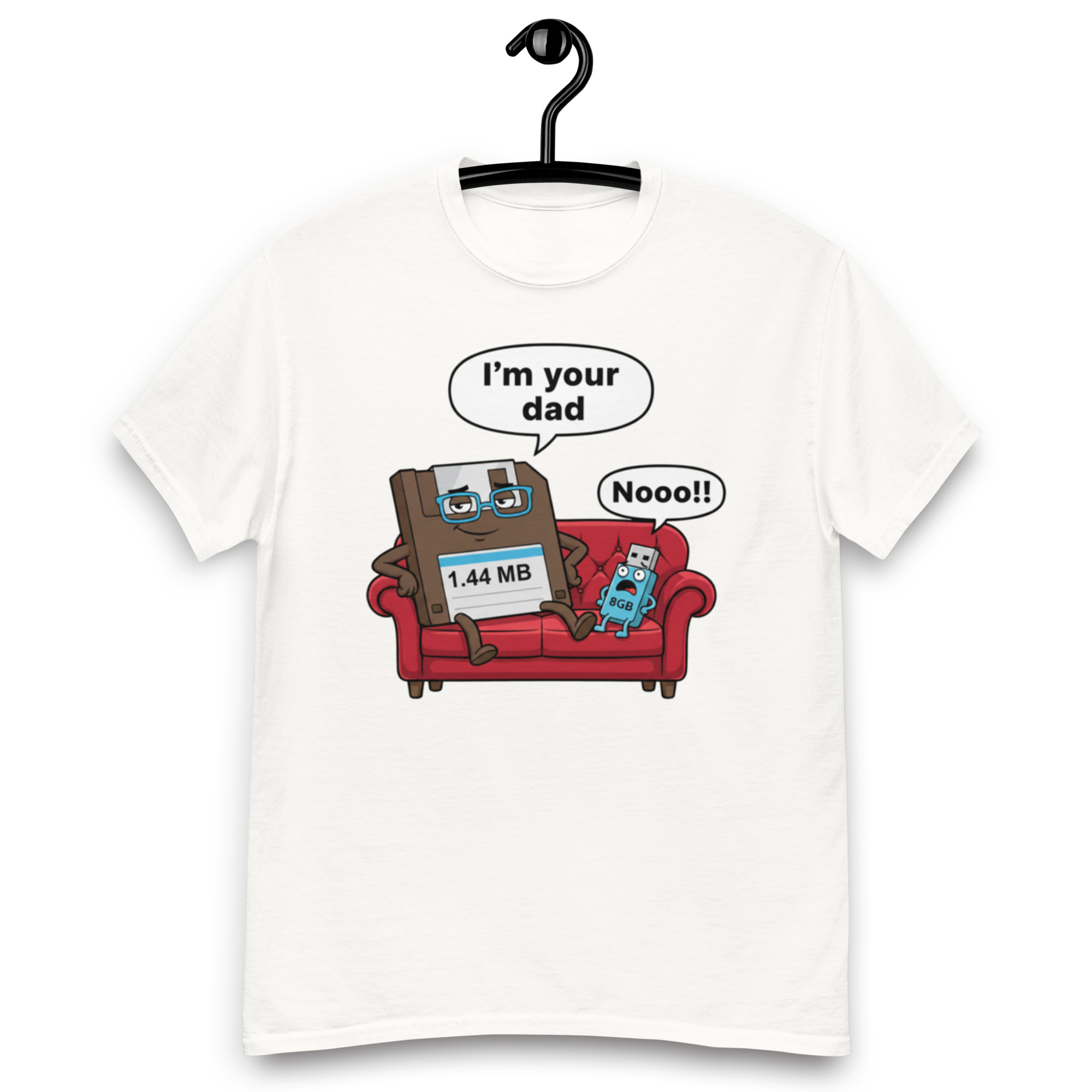 I'm Your Dad 1.44 MB vs 8 GB T-Shirt - Image 9