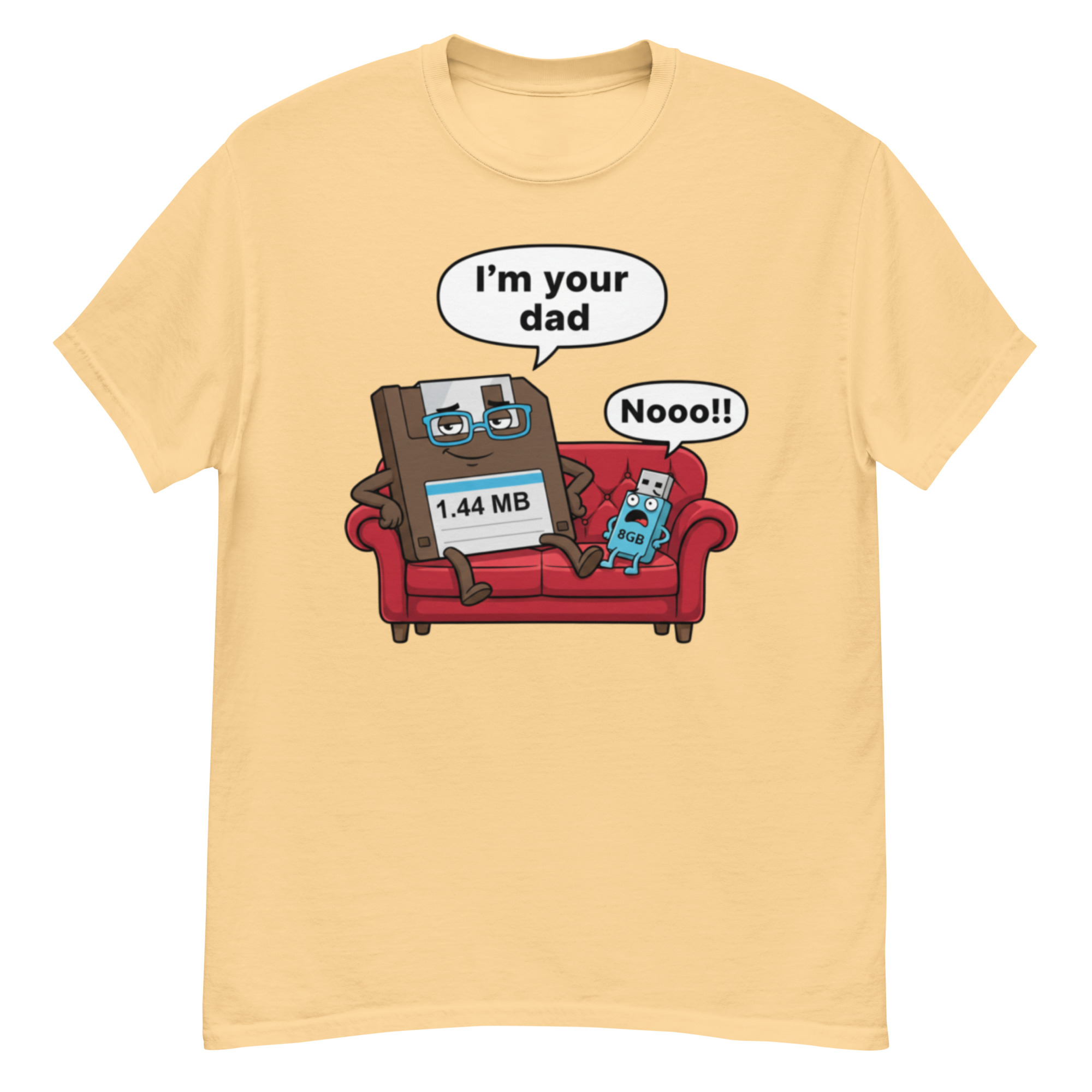 I'm Your Dad 1.44 MB vs 8 GB T-Shirt - Image 5