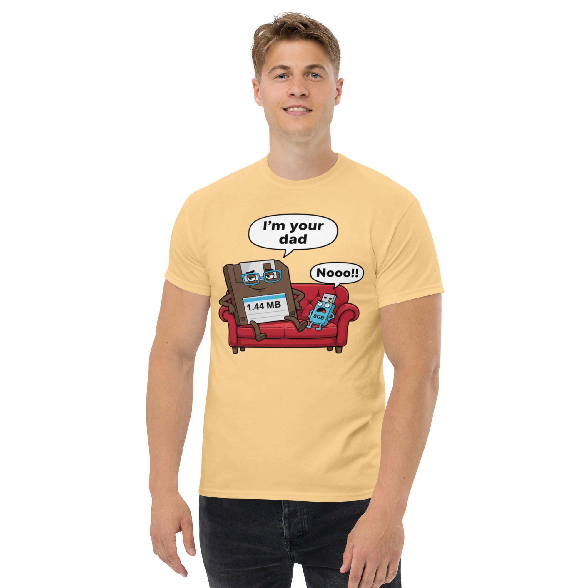 I'm Your Dad 1.44 MB vs 8 GB T-Shirt - Image 10