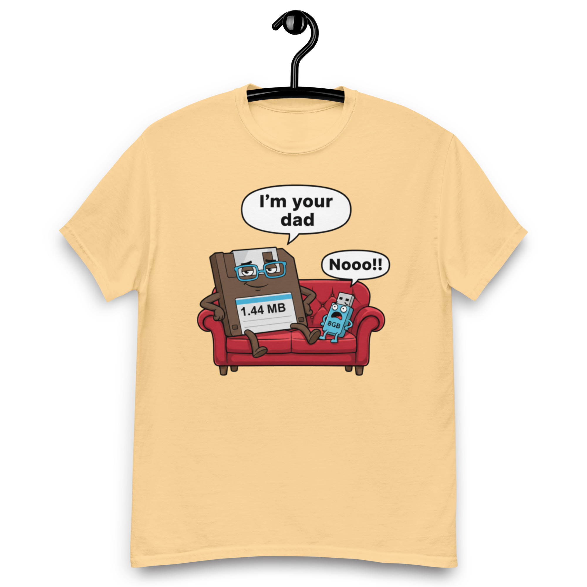 I'm Your Dad 1.44 MB vs 8 GB T-Shirt - Image 8